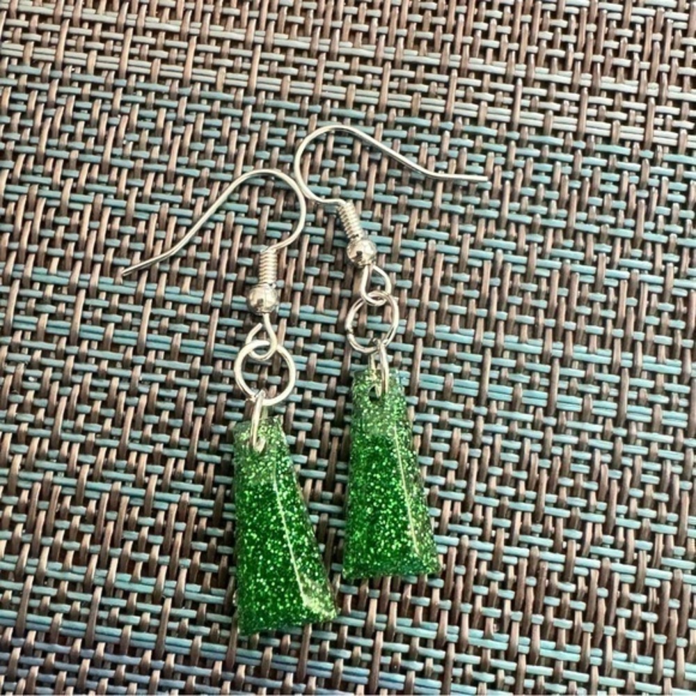 Resin Sparkle Earrings